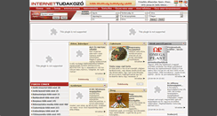 Desktop Screenshot of internettudakozo.hu